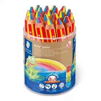Crayon de couleur STAEDTLER Noris junior 1403 KP20, 100 % PEFC