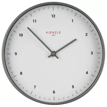 KIENZLE DCF Horloge murale radio-pilotée Classic 25 cm, blanche