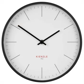 KIENZLE DCF Horloge murale radio-pilotée Modern 25 cm blanche (14979)