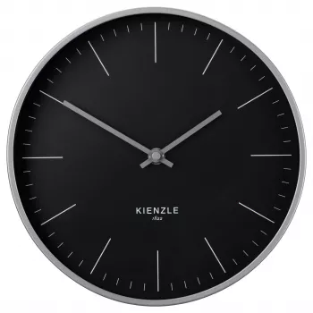 Horloge murale radio-pilotée DCF KIENZLE Modern anthracite 25 cm
