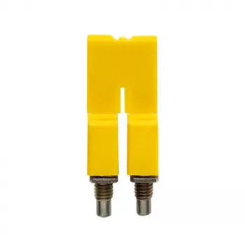 Weidmüller Feed-Through Terminal Block, Screw Connection, 24 A, 800 V, 2 Connections, Dark Beige, DIN Rail Mount