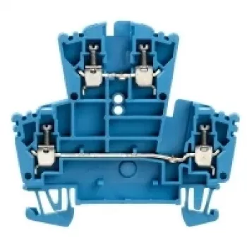 Weidmüller W-Series Feed-Through Terminal Block, Screw Connection, 2.5 mm², 800 V, 24 A, Dark Beige, 2-Level