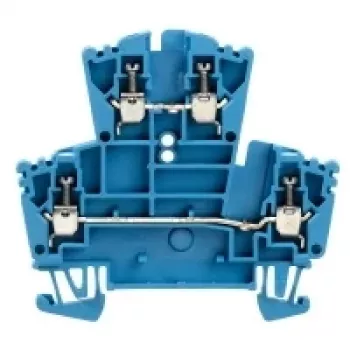 Weidmüller W-Series Feed-Through Terminal Block, Screw Connection, 2.5 mm², 800 V, 24 A, Dark Beige, 2-Level