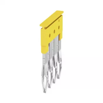 Connecteur transversal Weidmüller ZQV 2.5/4, 4 pôles, 2,5 mm², jaune, 60 pièces