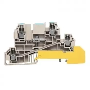 Weidmüller borne de passage, raccordement à vis, 2,5 mm², 500 V, 24 A, beige, 50 pièces
