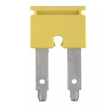 Weidmüller traverse de connexion ZQV 16/2, 2 pôles, 16 mm², jaune, 25 pièces