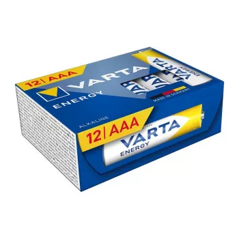 VARTA Energy AAA Cube Pack12 TRAY 60 piles alcalines Micro 1,5 V 12 pièces
