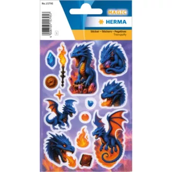 HERMA autocollant MAGIC Dragon Transpuffy (15795)