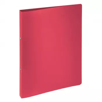 PAGNA Classeur à anneaux A4 16 mm PP mécanisme 2 anneaux rouge