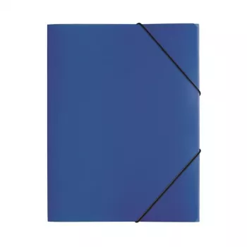 PAGNA PP 12 Chemise de présentation A4 polypropylène bleu paysage bouton pression