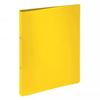 PAGNA 20901-04 Classeur à anneaux ronds A4 polypropylène jaune diamètre d'anneau 16 mm