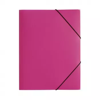 PAGNA Chemise porte-documents A4 polypropylène rose élastique portrait