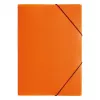 PAGNA Elastic Band Document Folder A3 PP 3 Flaps Orange