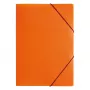 PAGNA Chemise porte-documents à élastique A3 PP 3 rabats orange