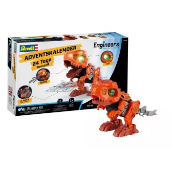 Revell calendrier de l'Avent 'Electric T.Rex' avec pièces mobiles (01060)