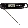 Thermomètre de cuisine numérique TFA THERMO JACK TASTE avec minuterie et alarme, sonde en inox, 160 mm, -50 à +300 °C, écran LCD, noir/blanc