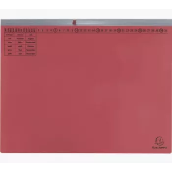 Exacompta 370103B Chemise de classement A4 rouge carton 320 g/m²