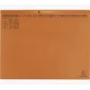Chemise à documents classique Exacompta 370409B - carton - orange - 320 g/m² - 265 mm - 316 mm