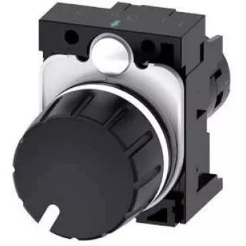 Siemens 3SU1200-2PS10-1AA0 potentiomètre SIRIUS ACT 10 kOhm, 22 mm, noir, borne à vis