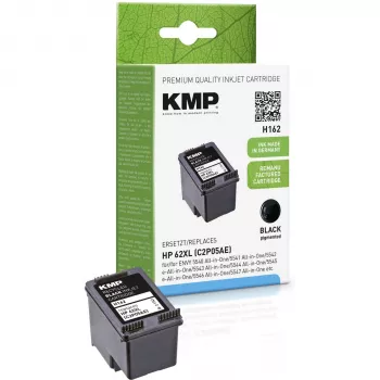 KMP H162 Cartouche d'encre compatible noir 12 ml pour HP 62XL C2P05AE