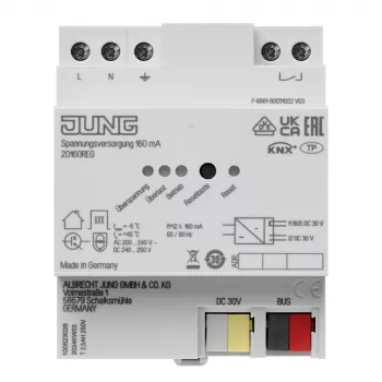 JUNG Alimentation KNX 160mA 20160REG rail DIN