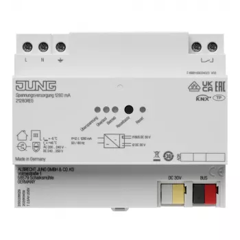 JUNG alimentation KNX 1280mA 21280 REG rail DIN