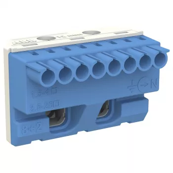 Striebel & John bloc de bornes neutre 8x4+2x25 mm² ZK82B