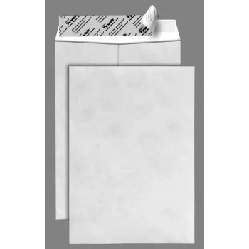 Bong Tyvek Enveloppe d'expédition à poche DIN C4 sans fenêtre blanc 20 pièces - 55 g/m²