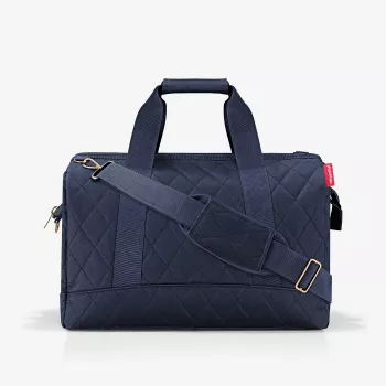 Reisenthel Allrounder L sac de voyage Rhombus Midnight Gold, 30 L, bleu