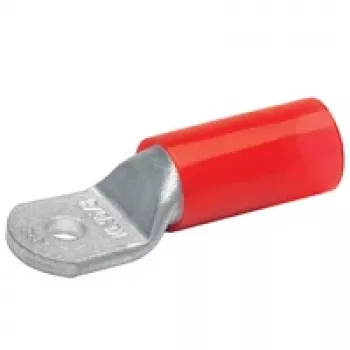 Klauke 605R12 cosse tubulaire isolée, 35 mm², M12, rouge, cuivre étamé, droite, polyamide