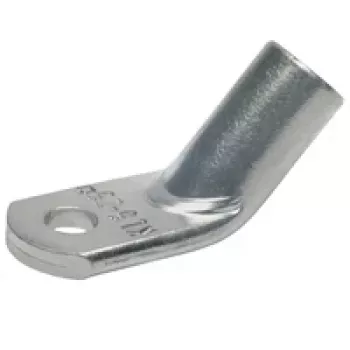 Klauke 49R1245 cosse tubulaire 120 mm² cuivre étamé coudée à 45° trou de boulon M12