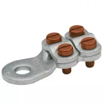 KLAUKE 586R10 connecteur à sertir de réduction aluminium sur cuivre 50 mm² sur 35 mm² étamé 46 mm