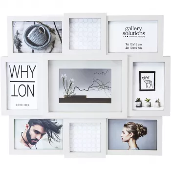 Nielsen Why Not Collage cadre photo blanc résine Gallery 8999333