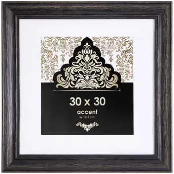 NIELSEN DESIGN Accent Vintage 30x30 cadre photo en bois noir