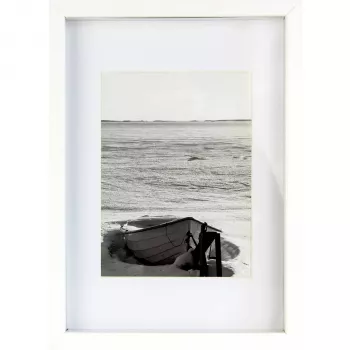 NIELSEN DESIGN Nielsen Aura blanc 21x29,7 cadre photo en bois avec passe-partout 1121001