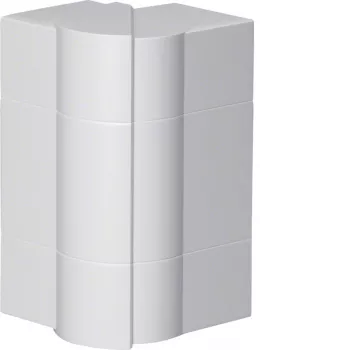 Hager BR651703H9016 Angle extérieur réglable pour goulotte BR/A/S 68x170mm blanc RAL 9016
