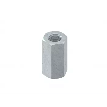 Niedax VBSM10 écrou de raccordement M10 hexagonal passivé bleu DIN 50961