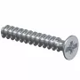 Kaiser Elektro 2472-20 Vis à tête fraisée inox à filetage total PZ1