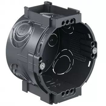 Kaiser Elektro UP1 Boîte d'appareil encastrée 4x3 1056-05 avec dômes à vis et vis à appareil