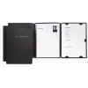 PAGNA Chemise de présentation A4 carton noir portrait lot de 3