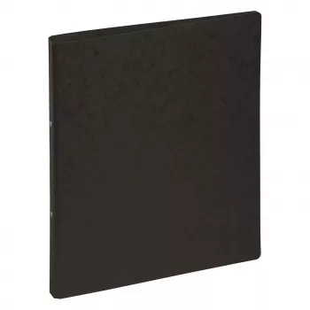 PAGNA 44096-04 Classeur à anneaux ronds A4, noir, diamètre des anneaux 16 mm, largeur du dos 25 mm