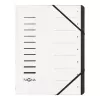 Pagna 40058-08 Classeur organisateur 7 compartiments, A4, blanc