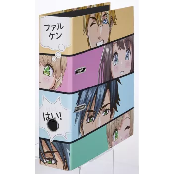 Classeur à motifs Falken Manga Faces 8,0 cm DIN A4