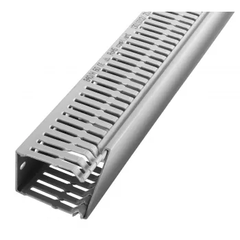 Goulotte de câblage Licatec 7340-1 Terminal F2000 30x100mm gris RAL7030
