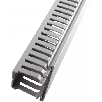 LICATEC Goulotte de câblage L 25 x H 75 mm DIN 7640-1