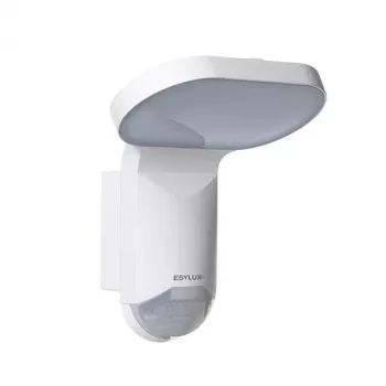 ESYLUX WILMA WL 200 OP MD 1600lm 4000K IP65 blanc Projecteur LED extérieur avec détecteur de mouvement