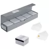ICO MAGCARD250 Cartes à bande magnétique, lot de 250 cartes en PVC blanc avec bande magnétique HiCo, 30 mil, format carte de crédit