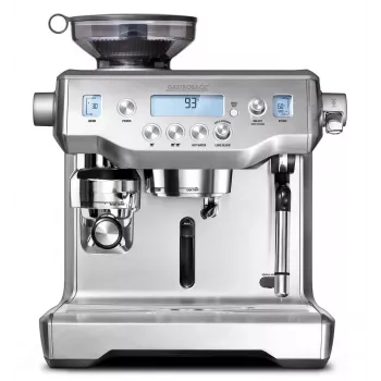 Machine à espresso semi-automatique Gastroback 42640 avec broyeur, 1600 W, acier inoxydable