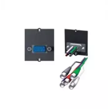 Module personnalisé Bachmann 1 x VGA - plaque de façade modulaire à encliqueter