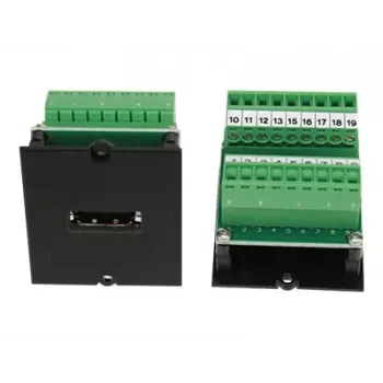 Module personnalisé Bachmann - plaque de façade modulaire à encliqueter, noire